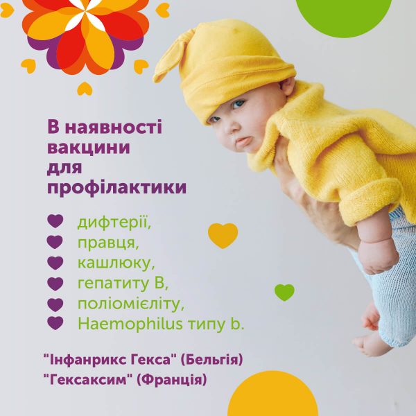 Вакцини для найбільш ефективного захисту!