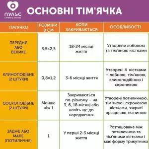 темечка у новорожденного