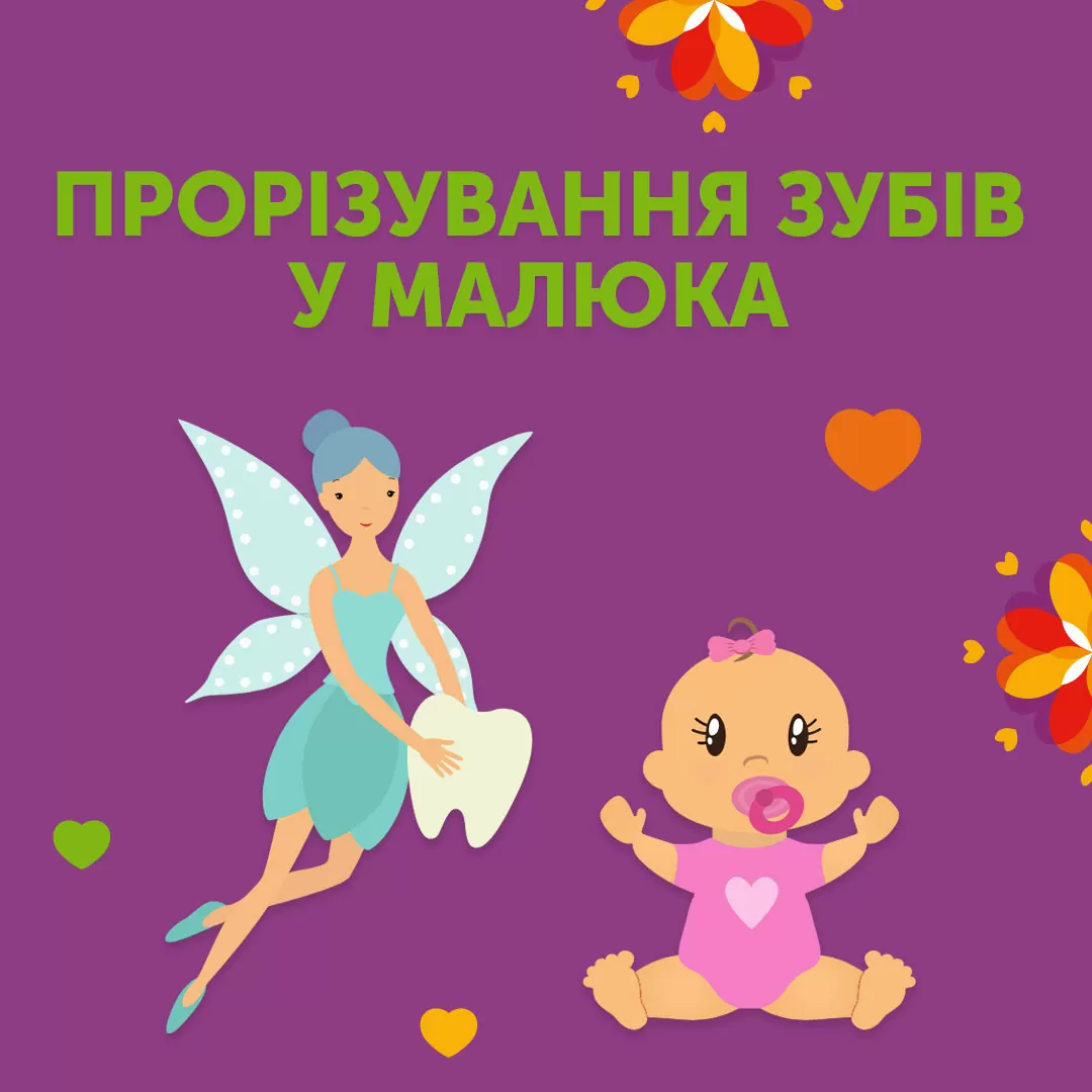 Прорізування зубів у малюка